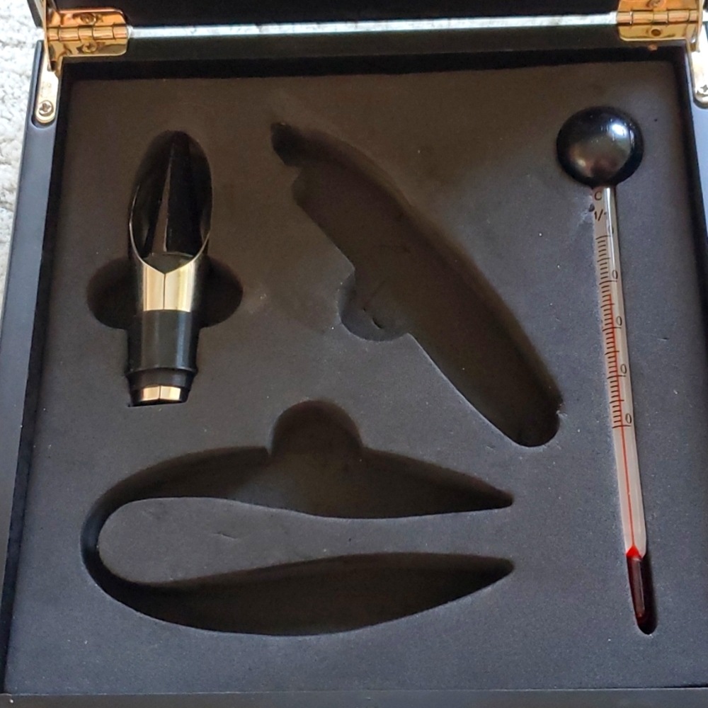 Sub-Zero Wolf Wine accessory parts: aerating pouring spout & wine thermometer